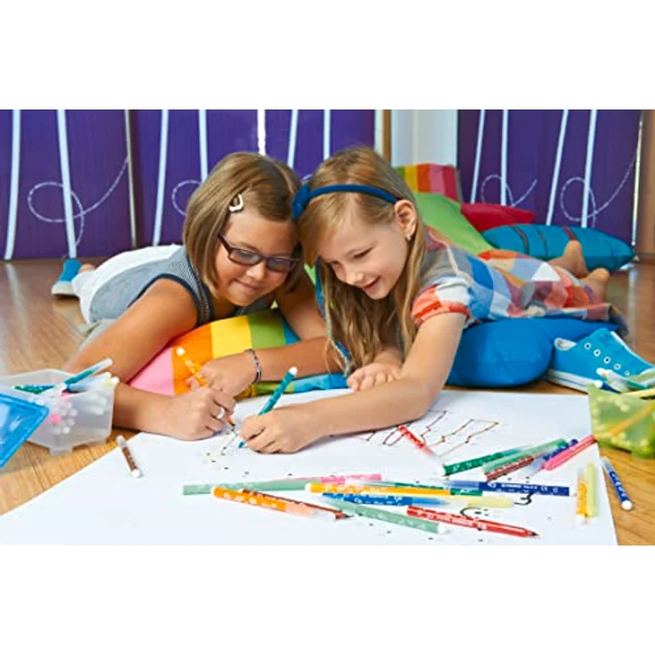 STABILO Fasermaler Trio A-Z XL, 240 Stück in 20 Farben, ergonomischer Dreikant-Griff, waschbare Tinte – Bild 5