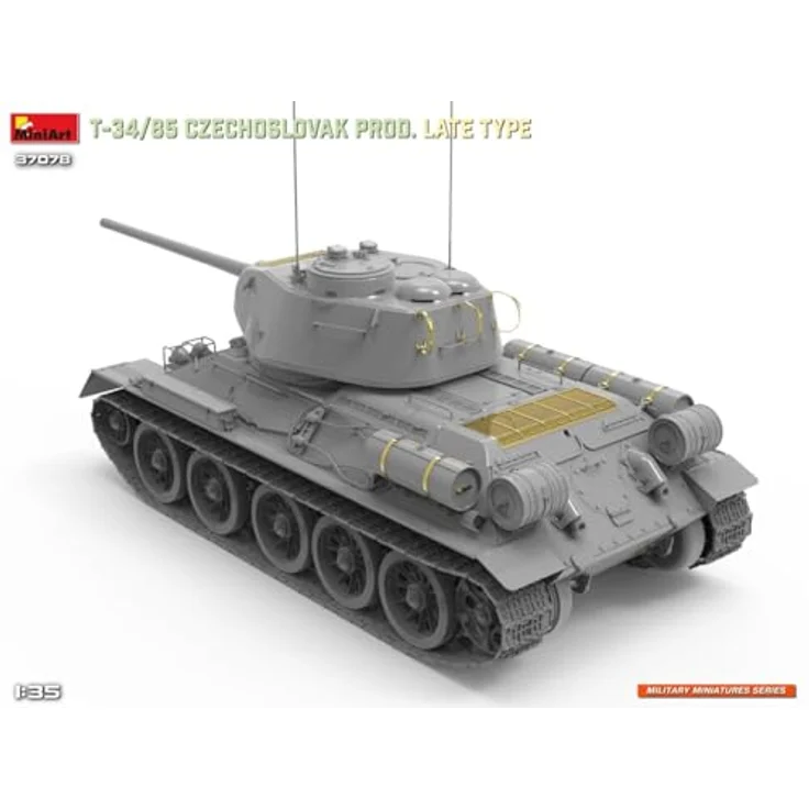 Miniart Miniart 1:35 - T34/85 Czechoslovak Prod, Late Type Modellfahrzeug mit detaillierter Nachkriegsproduktion – Bild 5