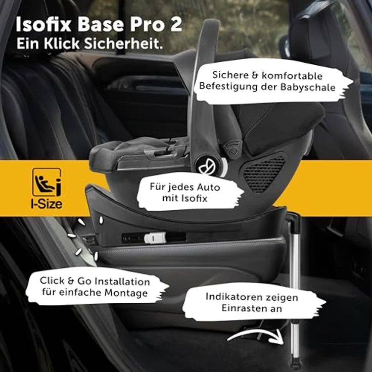 Bergsteiger Capri Kombikinderwagen 4-in-1, Babywanne, Sportsitz, i-Size Babyschale, Isofix-Station, höhenverstellbar, faltbar, Luftreifen, Zubehör – Bild 9