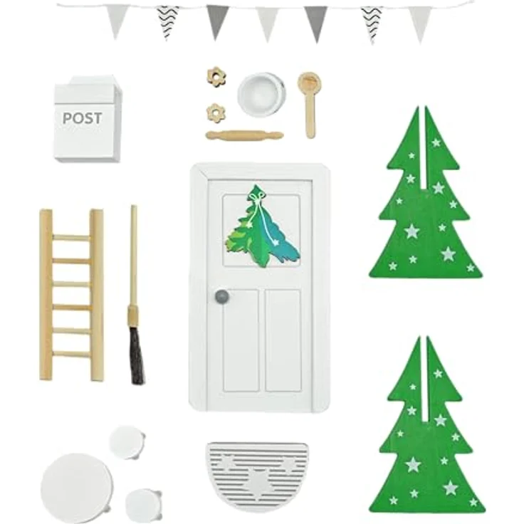 Vedes Wichteltüre Modern, 15tlg. Adventskalender für Kreatives Basteln, ab 3 Jahre – Bild 2