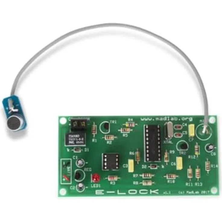Whadda Lötbausatz, DIY, Madlab Elektronik-Kit, E-Lock, Digitale Sicherheit, lehrreich und unterhaltsam, Mint-Projekt, hergestellt in Belgien
