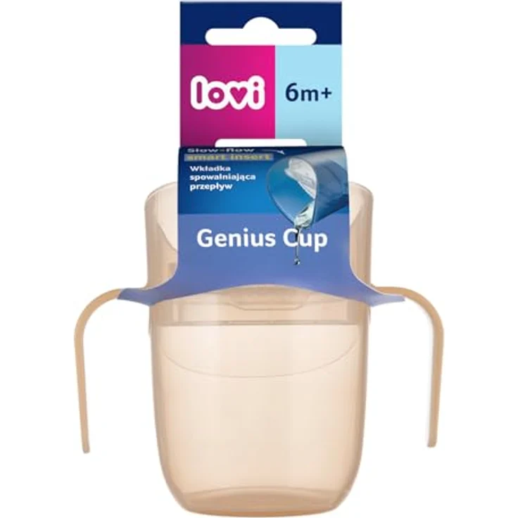 LOVI GENIUS Trainingsbecher Nude, 150 ml, mit 360-Grad-System für einfaches Trinken, schonend für Zähne und Zahnfleisch – Bild 5