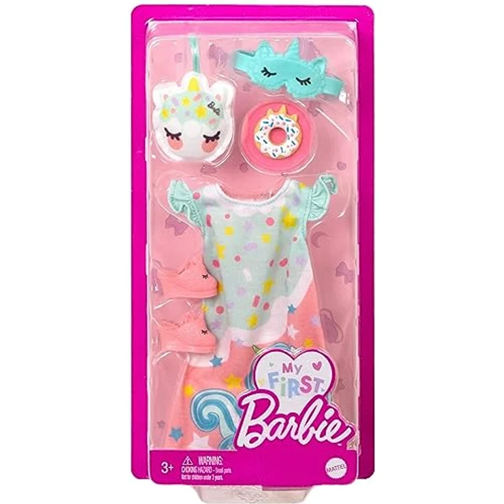 Barbie Puppenkleidung Schlaf-Kleid My First Barbie Mattel Puppen-Kleidung Trend Mode – Bild 2