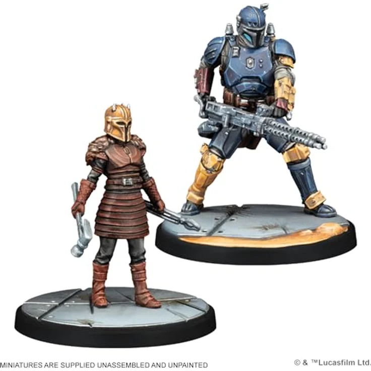 Atomic Mass Games AMGD1042 - Star Wars: Shatterpoint - This Is The Way Squad Pack, Skirmish-Miniaturenspiel mit 3 Mandalorianern, Polnisch, für 2 Spieler ab 14 Jahren – Bild 3