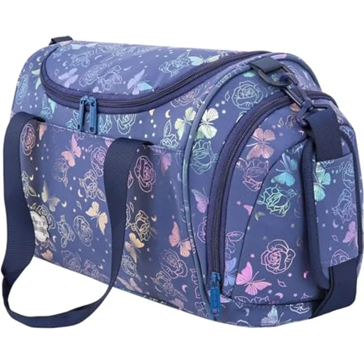 McNeill Sporttasche Fit S Sportbag, ideale Kindersporttasche mit 18 l Volumen, Farbe Roses, reflektierend, verstellbarer Schulterriemen – Bild 2