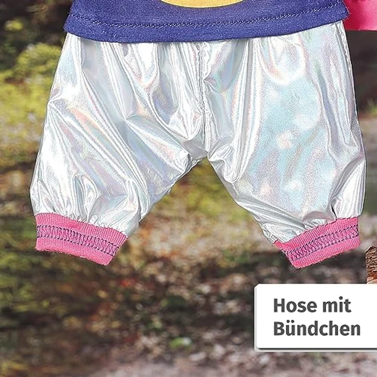 BABY born, Puppenzubehör, Bike Jacket & Pants 43cm, Zubehör Fahrrad Outfit mit Jacke und Hose, 835647, Zapf Creation – Bild 5