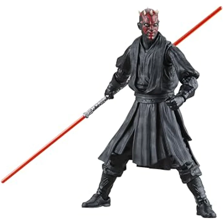 Star Wars The Black Series Darth Maul, Action-Figur 15 cm mit Doppelklingen-Lichtschwert aus "Die dunkle Bedrohung" – Bild 1
