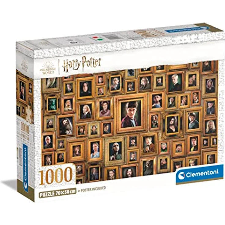 Clementoni 39786 Impossible Harry Potter Puzzle, 1000 Teile für Erwachsene, Made in Italy, Mehrfarbig, 70 x 50 cm – Bild 1