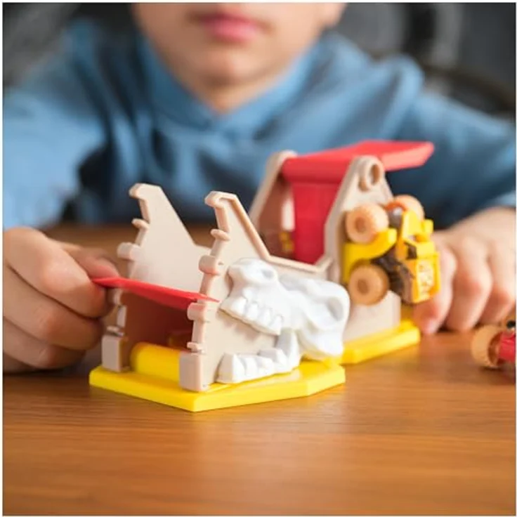 Monster Jam Mini 1:87 Launchers Playset, mit 2 Mini Monster Jam Trucks und verstellbarer Rampe – Bild 4