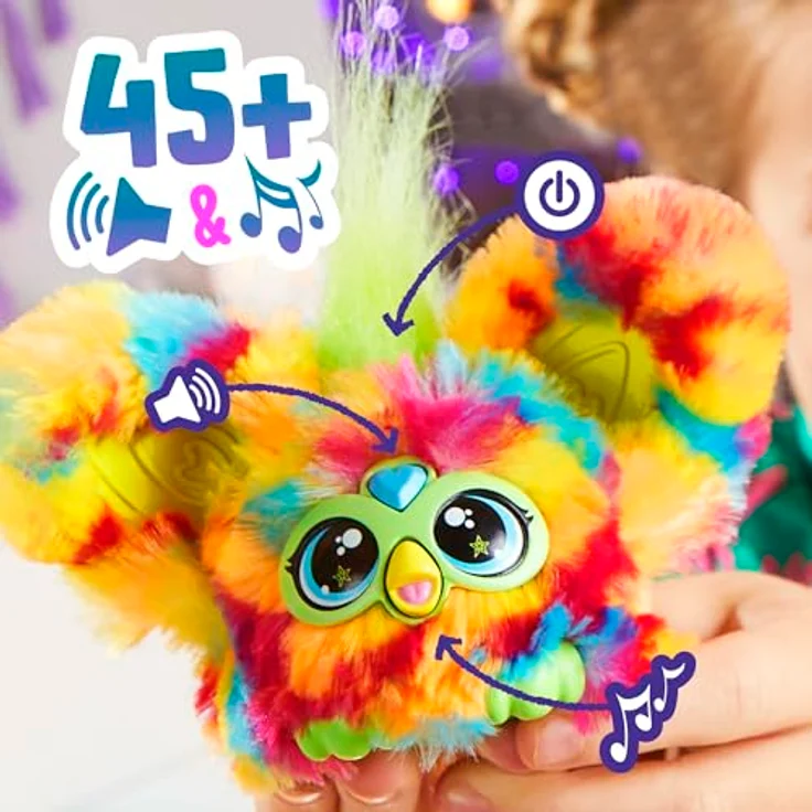 Furby Furblets Pix-Elle Mini, elektronisches Plüschspielzeug mit langlebigem Design und flexibler Gestaltung – Bild 3