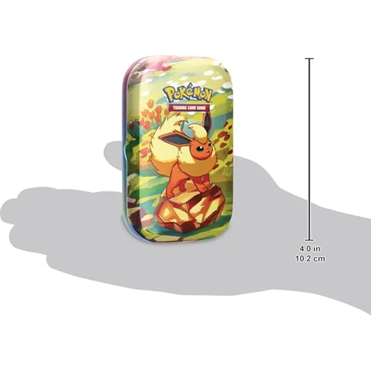 Pokémon Mini-Tin-Box Karmesin & Purpur – Flamara (2 Boosterpacks & 1 Münze) – Bild 3