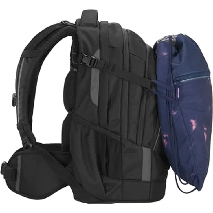 coocazoo Turnbeutel Arctic Midnight, Sportbeutel mit 10 l Volumen, reflektorstreifen und recycling-material – Bild 2