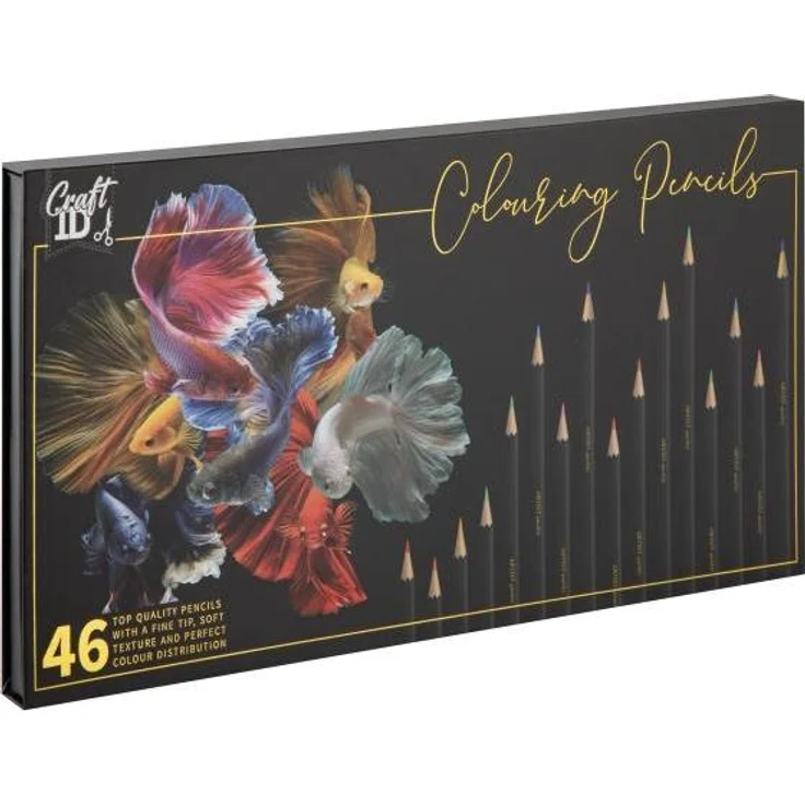 Craft Colouring Pencil Set, 46er Set in Magnetbox mit ansprechenden Farbtönen