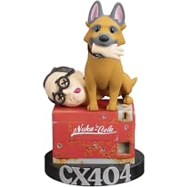 DARK HORSE COMICS Fallout Vinyl Figur CX404 & Wilzig (Head) Stylized 20 cm, Sammelfigur in Fensterbox – Bild 1