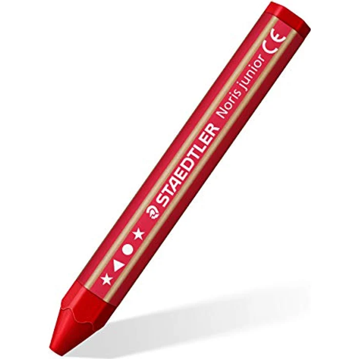STAEDTLER Wachsmalkreide Noris junior 224, perfekt für kleine Kinderhände, extra bruchsicher, Etui mit 18 Farben, 224 C18 – Bild 2