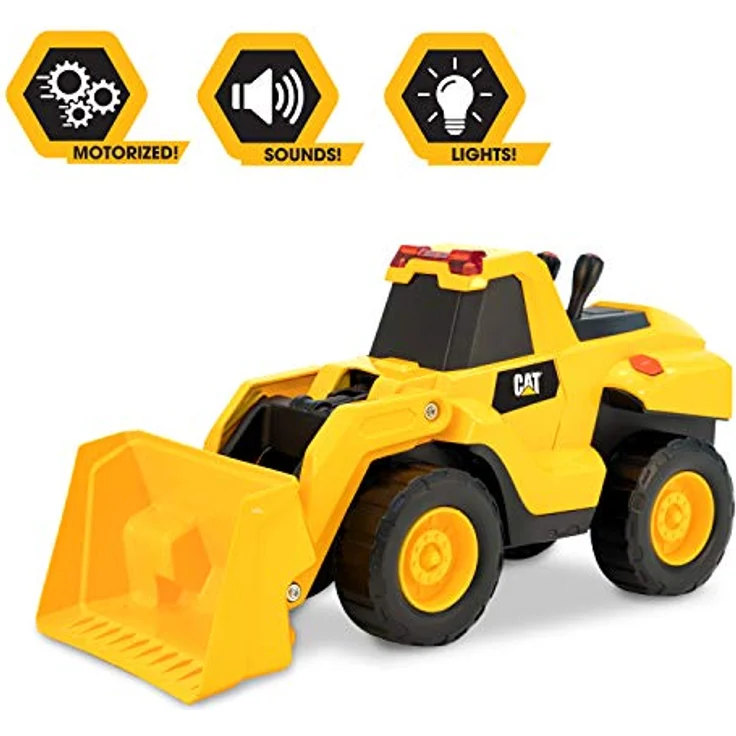 CAT® Motorisierter 82436, Baufahrzeug mit Joysticksteuerung und originalgetreuen Lichtern und Geräuschen, 38 cm – Bild 5