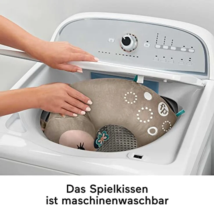 Fisher-Price HJJ16 - Rehkitz Spielkissen zum Spielen in Bauchlage mit Spiegel, BPA-freiem Beißring und süßer Igel-Rassel, Babyspielzeug für Neugeborene ab der Geburt - Preisvergleich – Bild 7