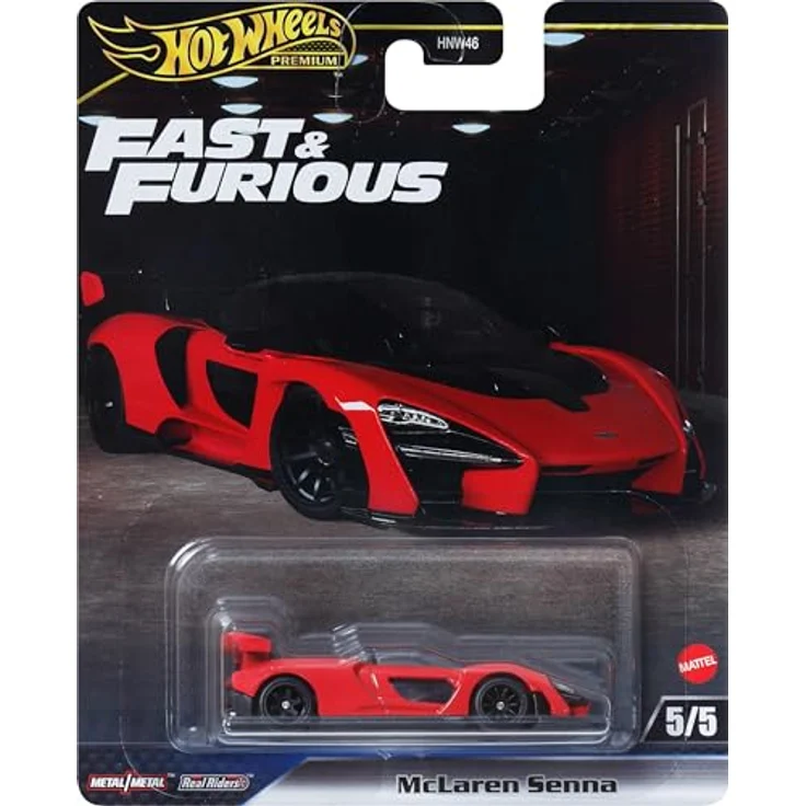 Hot Wheels McLaren Senna JBL92, 1:64 Die-Cast Spielzeug-Rennwagen aus der Fast & Furious-Serie – Bild 6