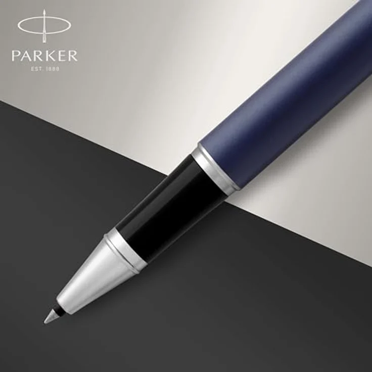 Parker Pen IM Matte Blue C.C., Schreibstift mit stabiler Edelstahlfeder, blau – Bild 5