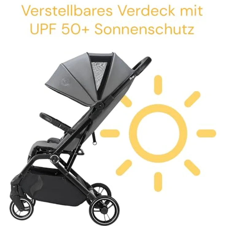 Osann Kinder-Buggy Boogy 2, 0 - 22 kg inkl. Regenverdeck, große Räder, Einhand-Faltmechanismus – Bild 8