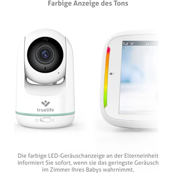 Truelife, Babyphone, NannyCam R5 elektronisches Babyphone (Babyphone mit Kamera, 300 m) – Bild 5