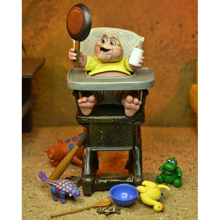 NECA Dinosaurs Actionfigur Ultimate Baby Sinclair, 18 cm mit Zubehör und Austauschteilen – Bild 5