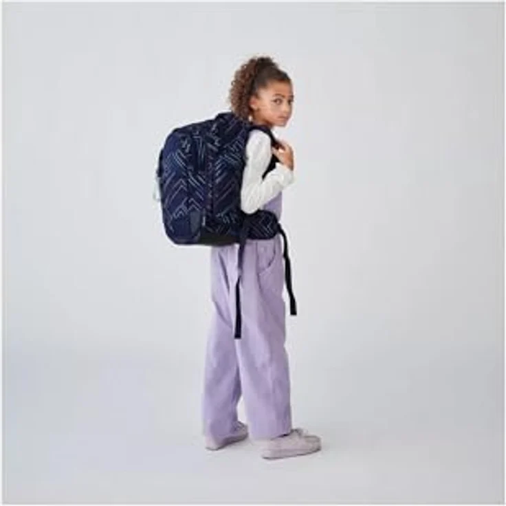 Satch Schulrucksack Match, Polyester, größenverstellbar mit Innenfächern und reflektierenden Streifen – Bild 8