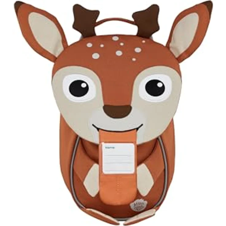 Affenzahn Kleiner Freund Kindergartenrucksack, 26 cm, braun, mit Brustgurt und praktischem Reißverschluss – Bild 5