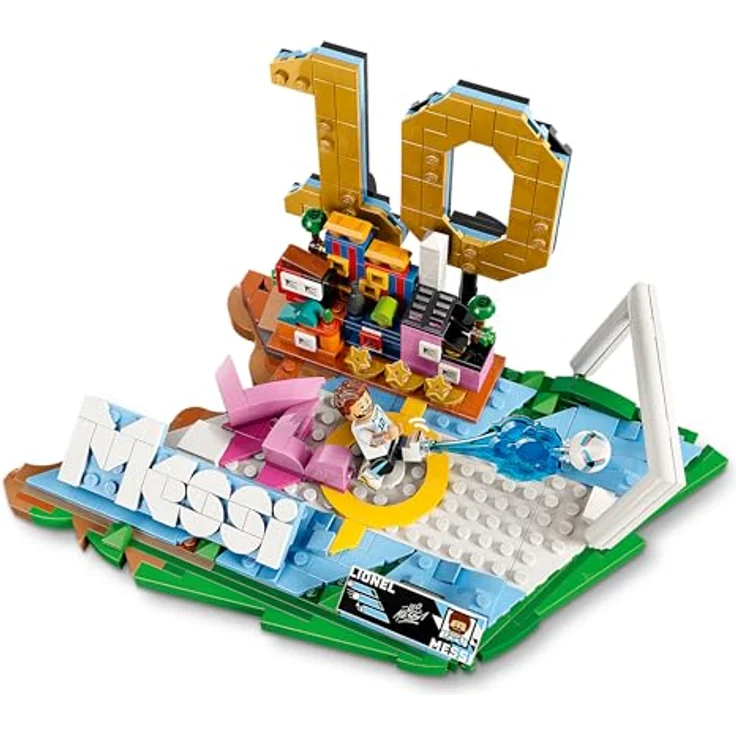 LEGO Editions Lionel Messi – Fußball-Highlights 3D Modellbau mit Minifigur, Kinderzimmer Deko für Jungen und Mädchen ab 10 Jahren, Sammelobjekt für Sportfans - 43011 – Bild 3