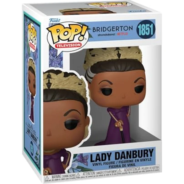 Funko POP! Television: Bridgerton - Lady Danbury - Sammelbare Vinylfigur, ca. 9,5 cm, hochwertiges Vinyl, offizielles Merchandise, Geschenkidee für Sammler und Fans – Bild 1