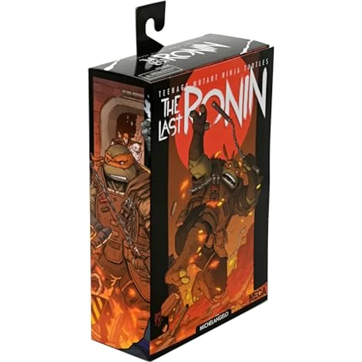 NECA Michelangelo Actionfigur Last Ronin, 18 cm, langlebig und hochwertiges Material, flexibel gestaltbar – Bild 2
