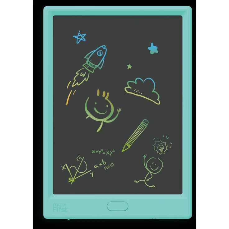 myFirst Sketch Pro Neo, farbiger Maltafel mit Flüssigkristalldisplay und Anti-Reibungs-Ledertasche
