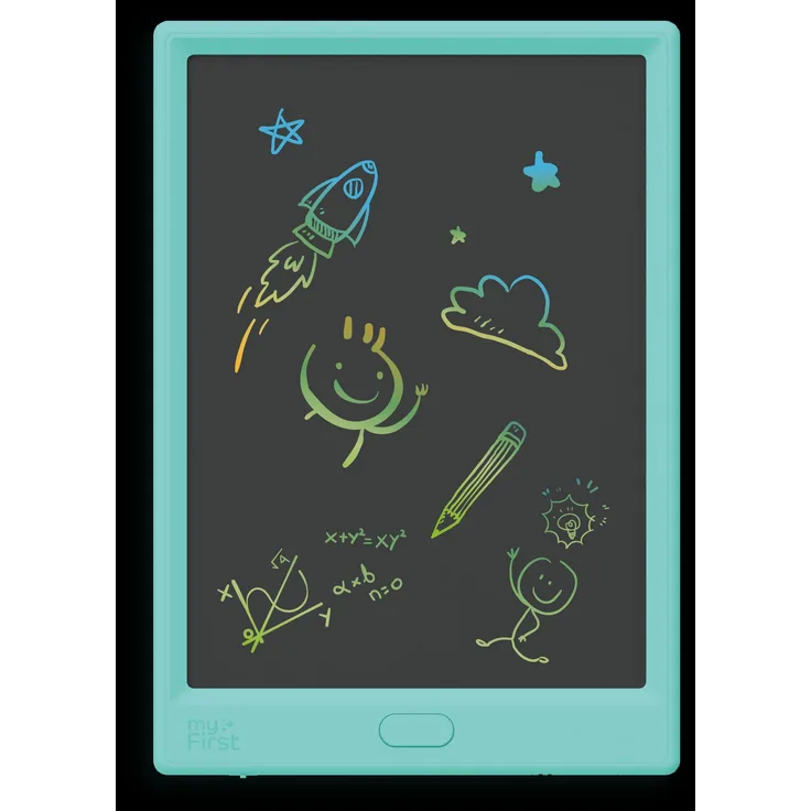 myFirst Sketch Pro Neo, farbiger Maltafel mit Flüssigkristalldisplay und Anti-Reibungs-Ledertasche