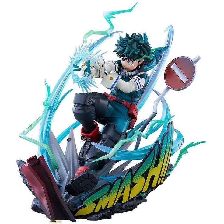 Tomy My Hero Academia PVC Statue Izuku Midoriya: Deku Ver. 25 cm mit Base in Fensterbox