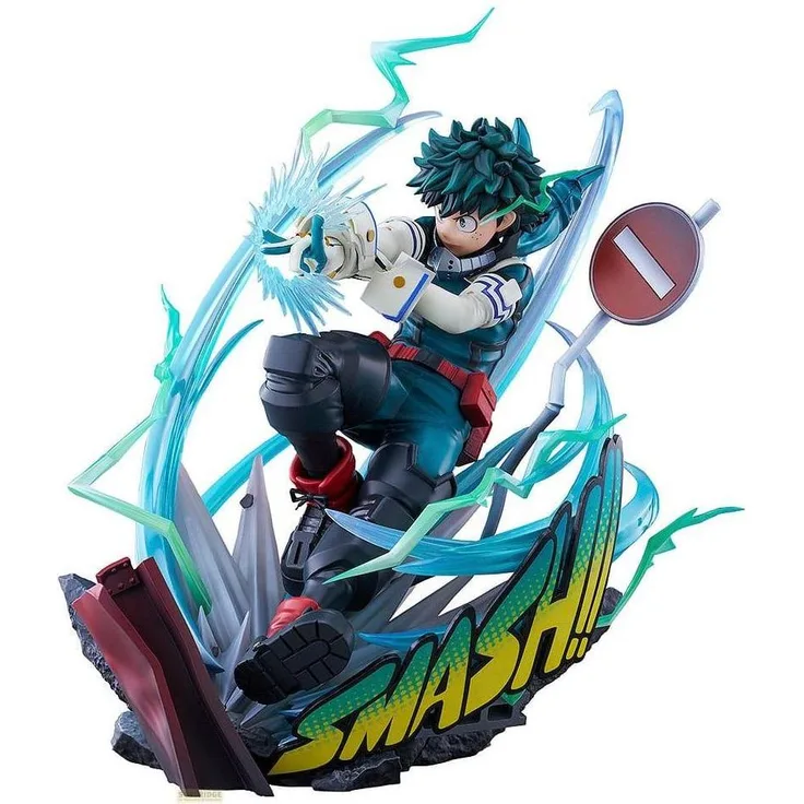 Tomy My Hero Academia PVC Statue Izuku Midoriya: Deku Ver. 25 cm mit Base in Fensterbox