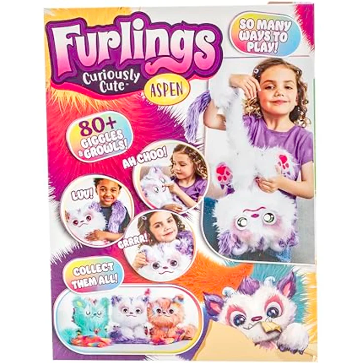 Funrise Toys Furlings Aspen, Interaktives Plüschtier mit über 80 Geräuschen und freudigen Interaktionen – Bild 9