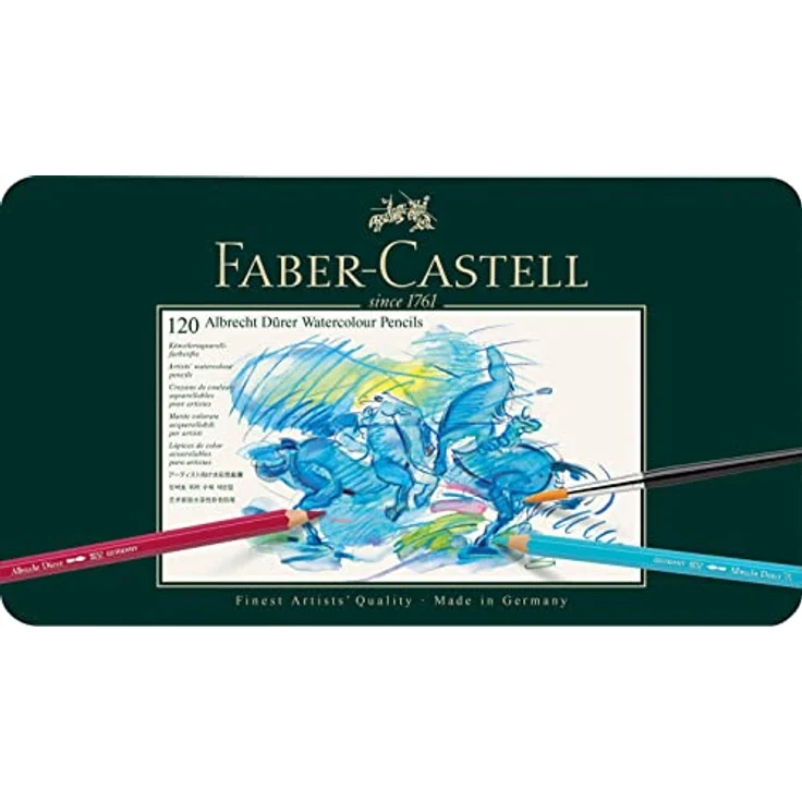 Faber-Castell 117511 - Aquarellstift Albrecht Dürer 120er Metalletui – Bild 2