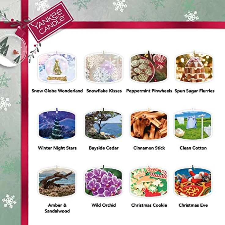 Yankee Candle Adventskalender Buch, Snow Globe Wonderland, duftender Adventskalender für Candle-Fans – Bild 4