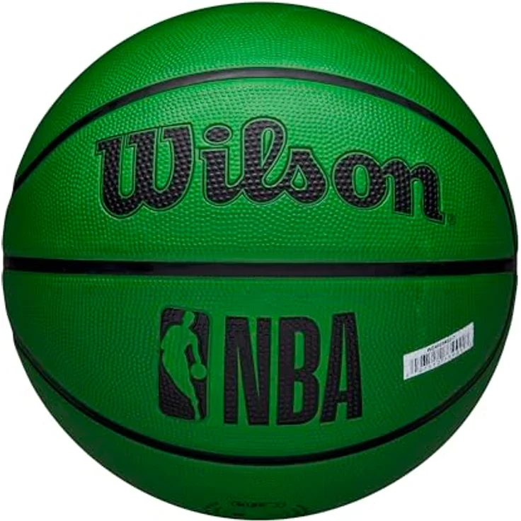 Wilson NBA Team Tribute Solid Basketball, Boston Celtics, langlebige dreischichtige Konstruktion mit integriertem Design – Bild 7
