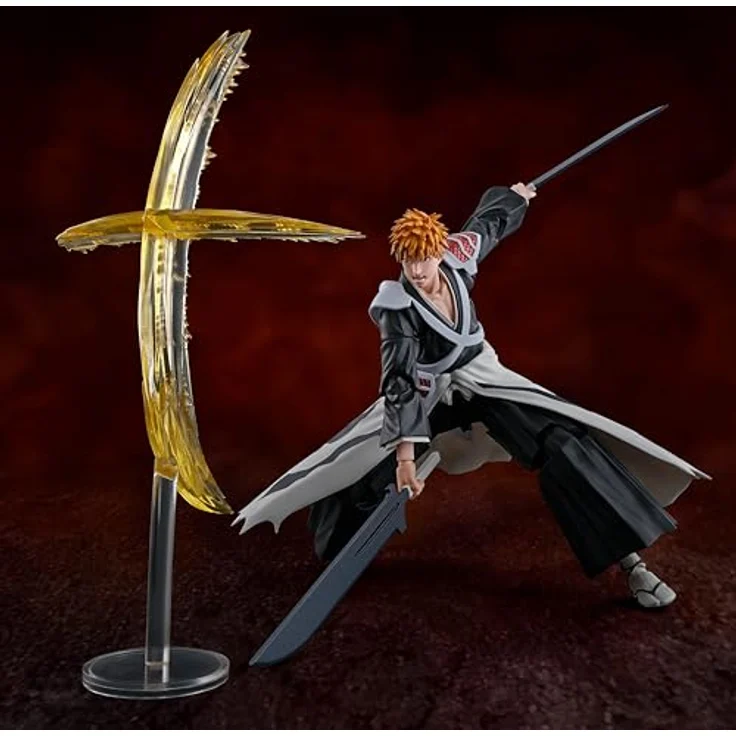 Bandai Bleach: Thousand-Year Blood War S.H. Figuarts Actionfigur Ichigo Kurosaki, 16 cm, voll beweglich mit Zubehör – Bild 5