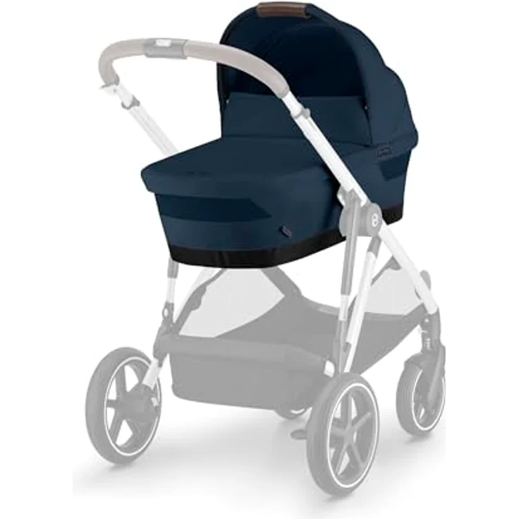 Cybex 2023 Kinderwagenaufsatz GAZELLE S Cot Ocean Blue (Cybex Platinum) – Bild 6