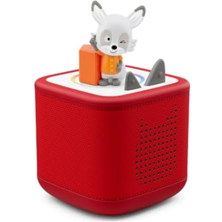 tonies Toniebox 2 Bundle, Audioplayer für Hörbücher und Lieder, Rot, inkl. Lalalinos Akio und Sleep-Timer-Funktion – Bild 1