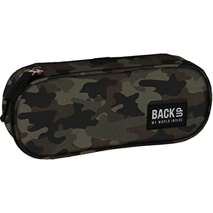 Derform Camouflage Schlamper Etui, Federmäppchen mit Innenteilung und Rundumreißverschluss – Bild 1