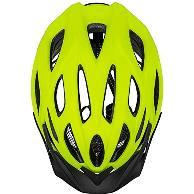 Airtracks Fahrradhelm Savage KJ-201 - Leichter Allround MTB Helm für Erwachsene, verstellbar, Neon-Matt, S/M 53-58cm – Bild 2