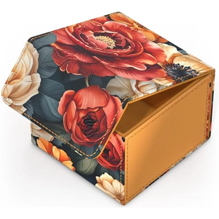 Ultimate Guard Sidewinder 133+ Xenoskin, premium Deck-Box für Sammelkarten im Design "Floral Places III" - Secret Garden, mit starkem Magnetverschluss und hochwertigem Mikrofaser-Innenfutter – Bild 4