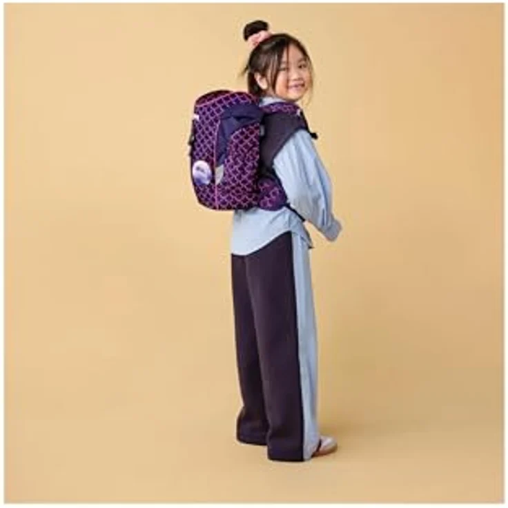 Ergobag Mini Schulrucksack, ergonomische Kindergarten-Tasche mit Reflektoren, 35 cm, mehrfarbig – Bild 4