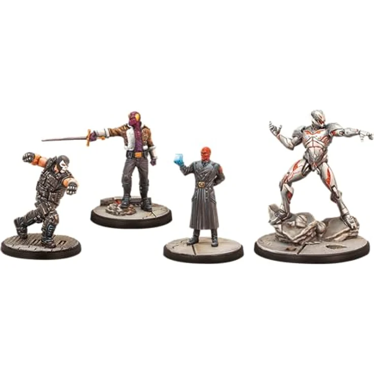 Atomic Mass Games AMGD2113 - Marvel: Crisis Protocol - Cabal Affiliation Pack, Erweiterung mit 4 hochdetaillierten Miniaturen und Teamtaktik-Karten – Bild 6