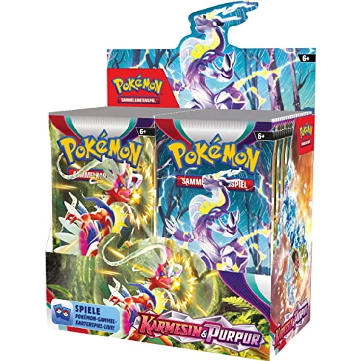Pokémon Karmesin & Purpur Booster Display (36 Booster) - DE – Bild 3