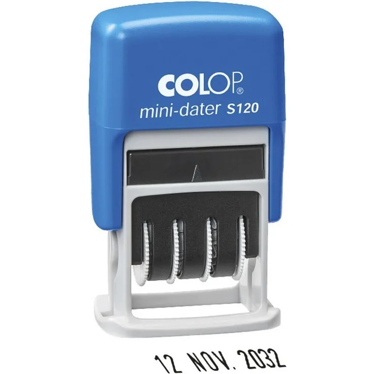 COLOP Stempel S 120, Datumstempel selbstfärbend, schwarz