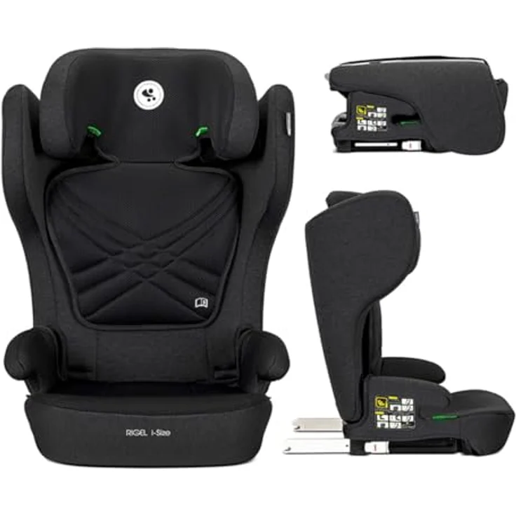 Lorelli Kindersitz Rigel i-Size, Gruppe 2/3, faltbar, Isofix, verstellbare Kopfstütze, ab 4 bis 12 Jahre (100-150 cm) – Bild 1